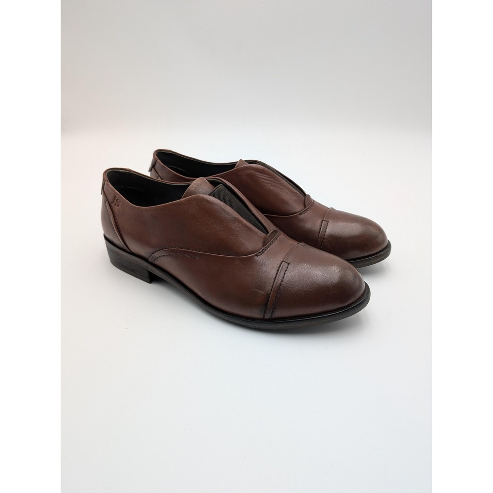 Josef Seibel Slip-On Shoes Womens Size 6.5 Brown Leather Comfort EU 37‎ New